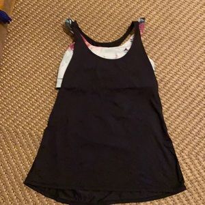 Lululemon Racer back top with attached sport bra